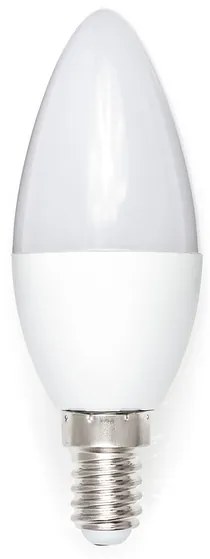 LED žiarovka C37 - E14 - 7W - 580 lm - teplá biela