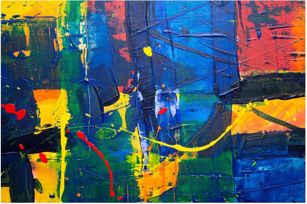 Obraz - Abstrakcia (90x60 cm)