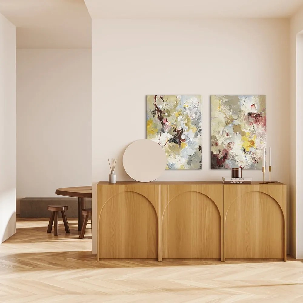 Obraz s ručne maľovanými prvkami 60x80 cm Free Play 1 – Malerifabrikken