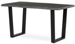 Autronic BONTEC Jedálenský stôl 140x80cm, mdf, sivý dub, HT-F4214 GREY Farba: Hnedá