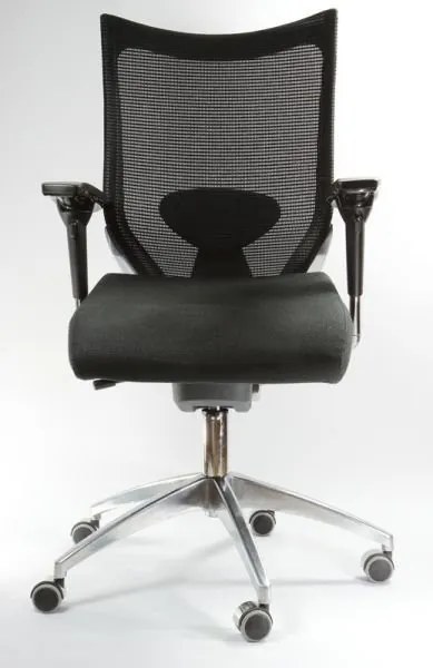 Spinergo OFFICE Spinergo - aktívna kancelárska stolička - čierna, plast + textil + kov