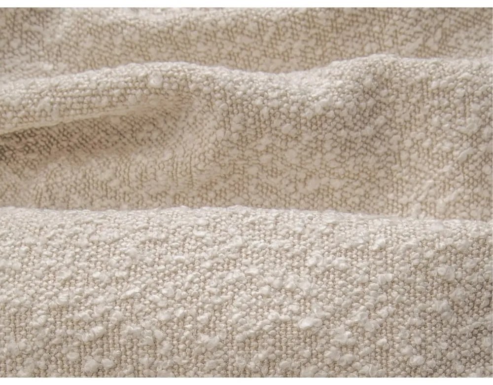 Krémovobiele čalúnené čelo postele 229x100 cm Darren – Micadoni