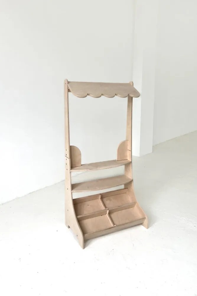 Drevený trhový stánok pre deti