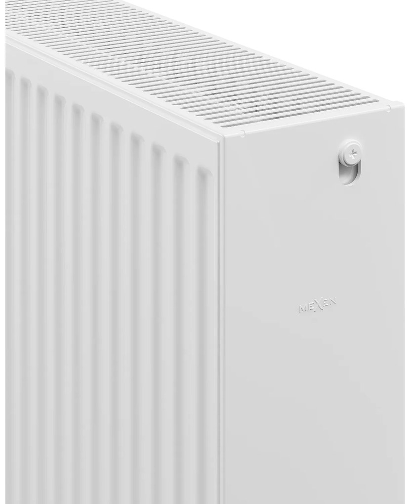 Mexen, Panelový radiátor Mexen C33 500 x 1000 mm, bočné pripojenie, 2021 W, biely - W433-050-100-00