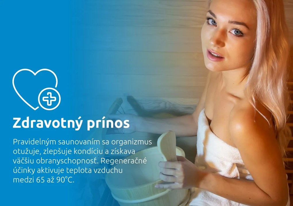 Marimex | Fínska sauna Marimex KIPPIS XL + saunové kachle | 11100085