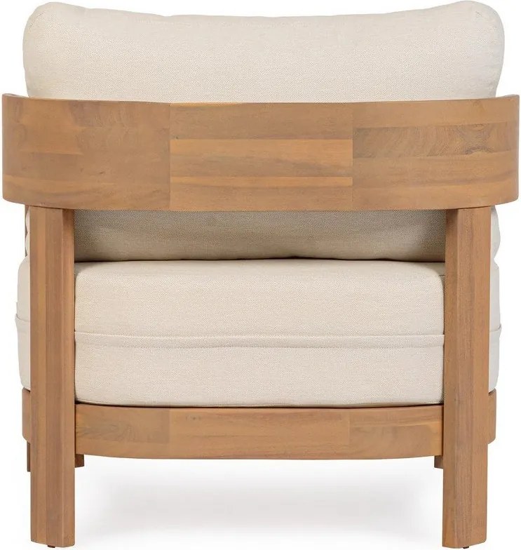 Drevené záhradné kreslo v prírodnej farbe Pablo – Bizzotto