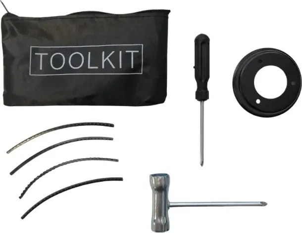 Akumulátorový krovinorez s LCD displejom HAYAMI HA-1041 + 2x batérie + kotúče + príslušenstvo