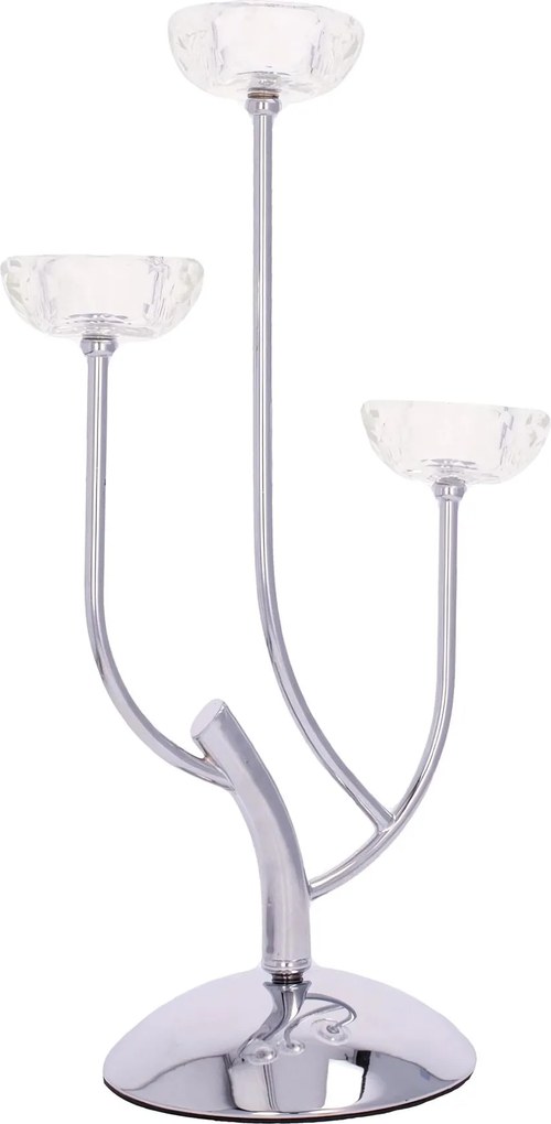 Svietnik Elisabeth silver wys. 44,5cm