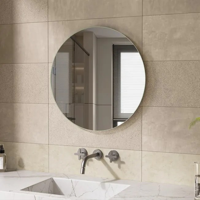 Erga Round, okrúhle zrkadlo 60cm, ERG-V01-ROUND-6060-CL