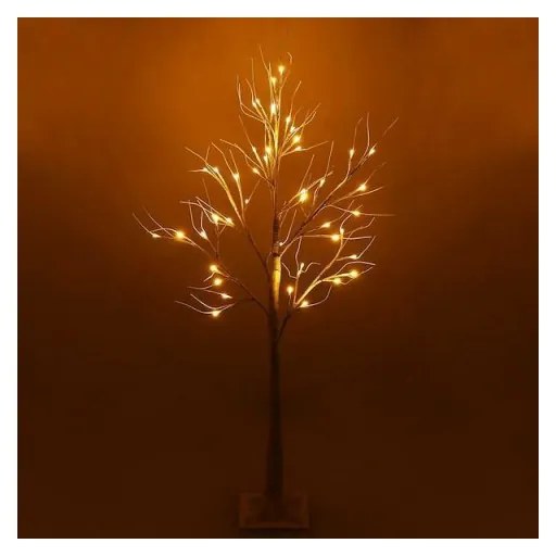 SPRINGOS LED stromček Breza - 120cm, 48LED, IP44, teplá biela