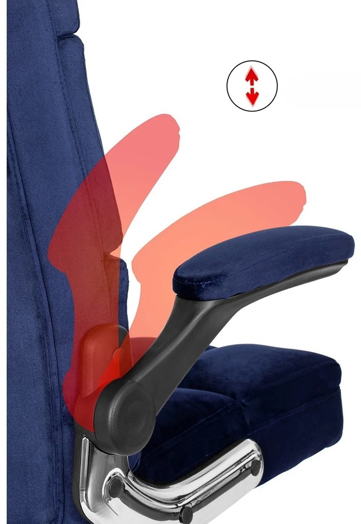 Kancelárska stolička London modrá