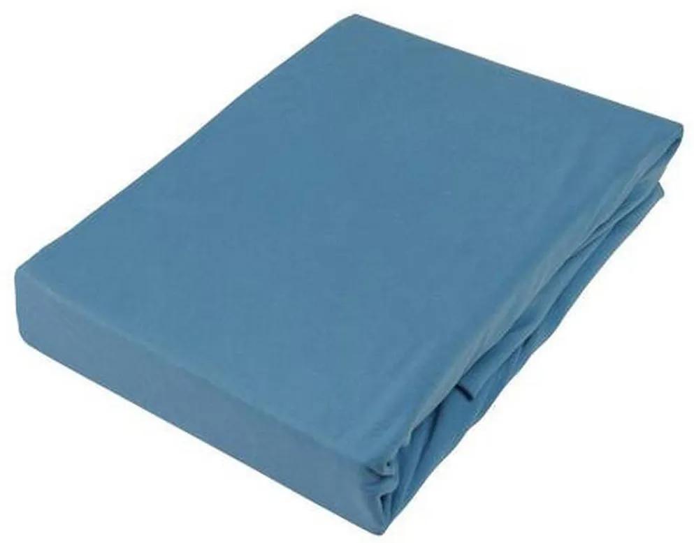XXXLutz NAPÍNACIA PLACHTA NA BOXSPRIN, džersej, modrá, 180/220 cm Novel - Obliečky & plachty - 004550010407