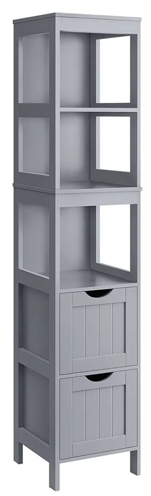 Kúpeľňová skrinka VASAGLE UMPLE sivá