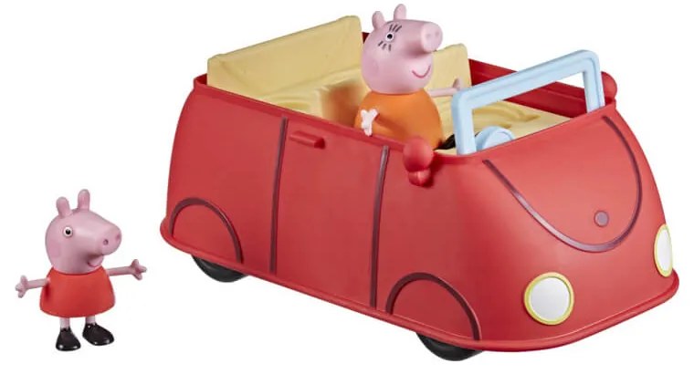 PRASIATKO PEPPA RODINNÉ ČERVENÉ AUTO