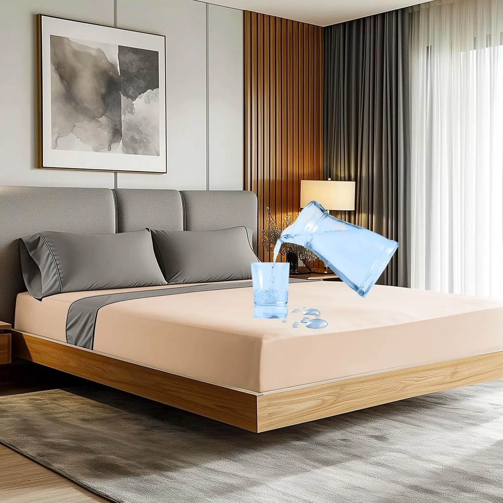 NEPRIEPUSTNÉ JERSEY PRESTIERADLO SG 018 160X200 CM BÉŽOVÁ