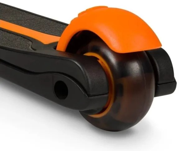 Lionelo - Detská kolobežka TIMMY 3xAA oranžová/čierna