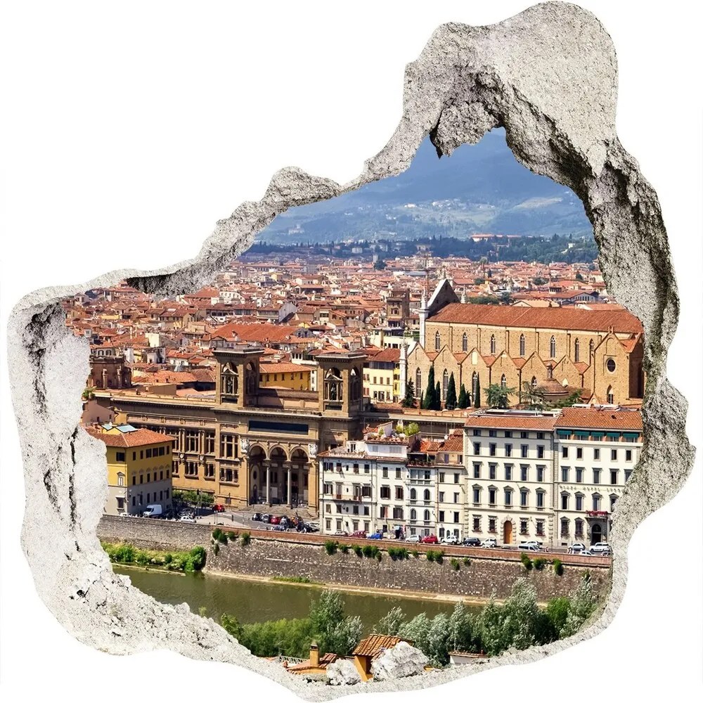 Nálepka 3D diera na stenu Florence italy nd-p-68837001