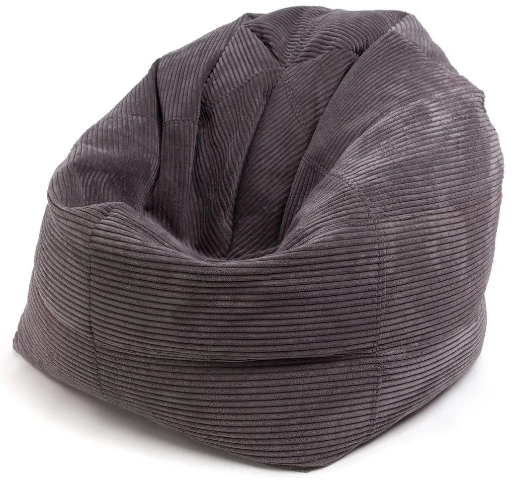 Manšestrový sedací vak Sofi 400 l – 115 cm – 5 farieb Farba: SZ75 - modrý