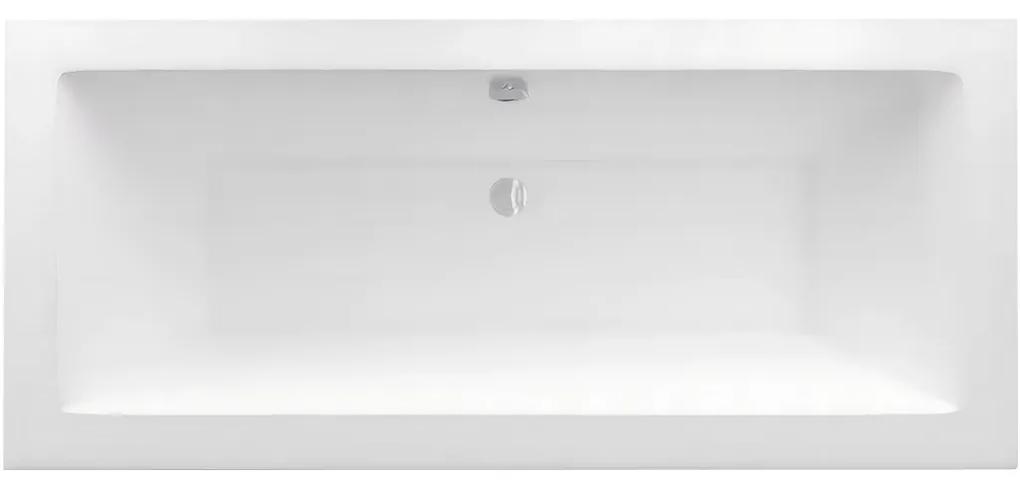 Tuana, univerzálny čelný panel pre obdĺžnikové vane 180 cm, biela, CER-TU-429082