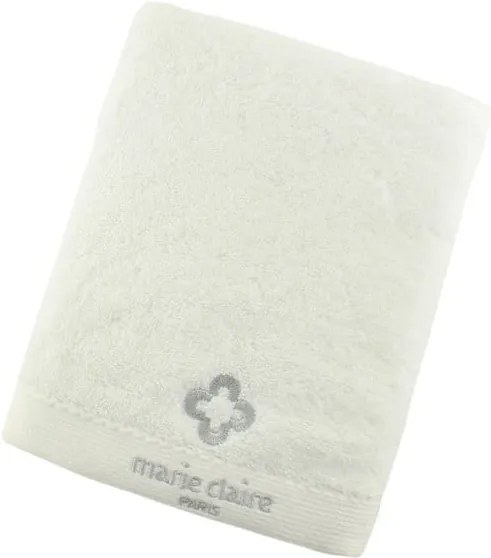Biely uterák z česanej bavlny Marie Claire, 90 × 50 cm