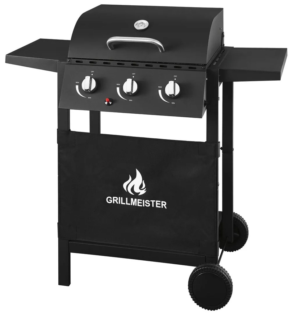 Grillmeister Plynový gril s 3 horákmi  (100345860)