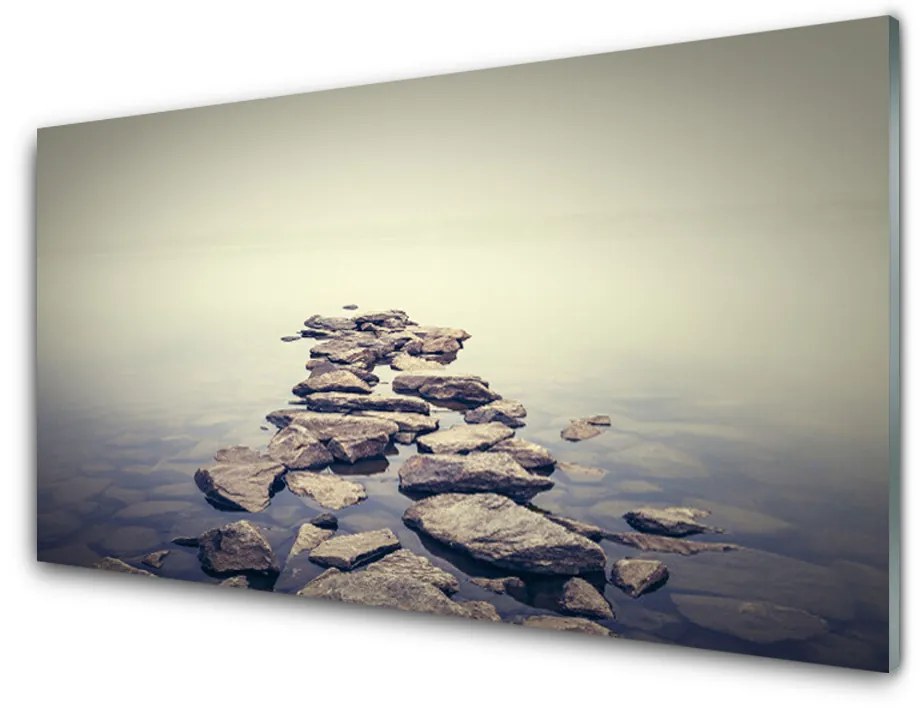 Nástenný panel  Kamene voda príroda 120x60 cm