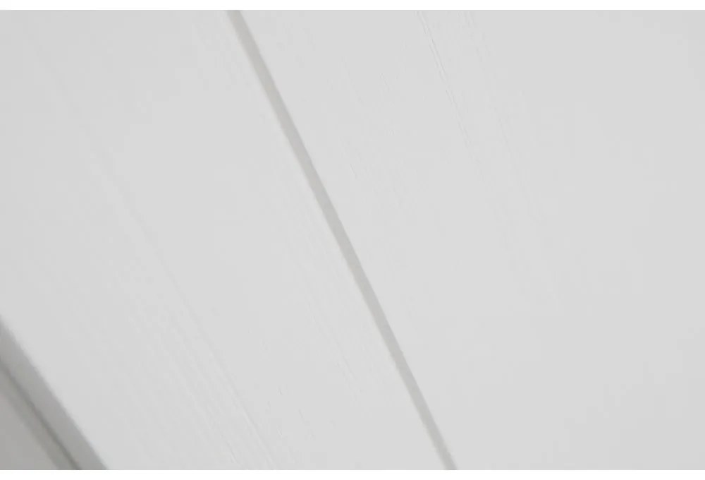 Biela šatníková skriňa z borovicového dreva 111x202 cm Ties – WOOOD
