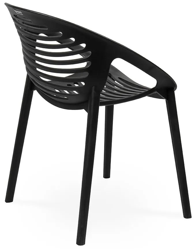 Čierne záhradné kreslo Bonami Essentials Joanna