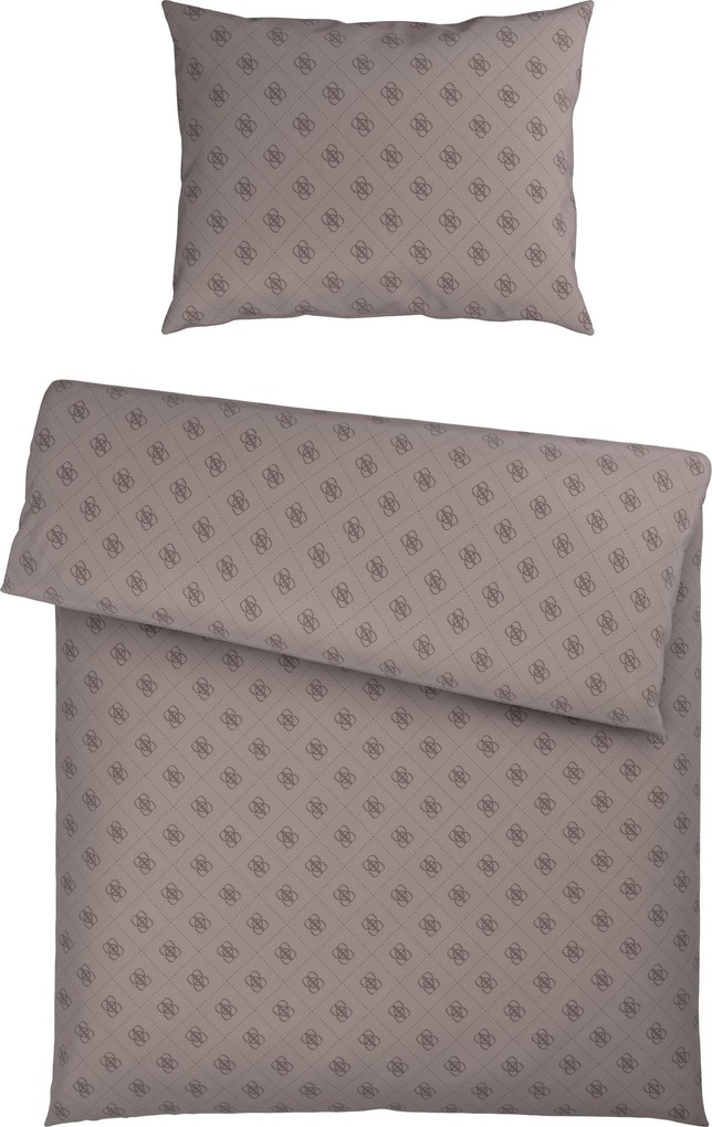 XXXLutz POSTEĽNÁ BIELIZEŇ satén taupe 140/200 cm Ambia Home - Obliečky & plachty - 004443009201