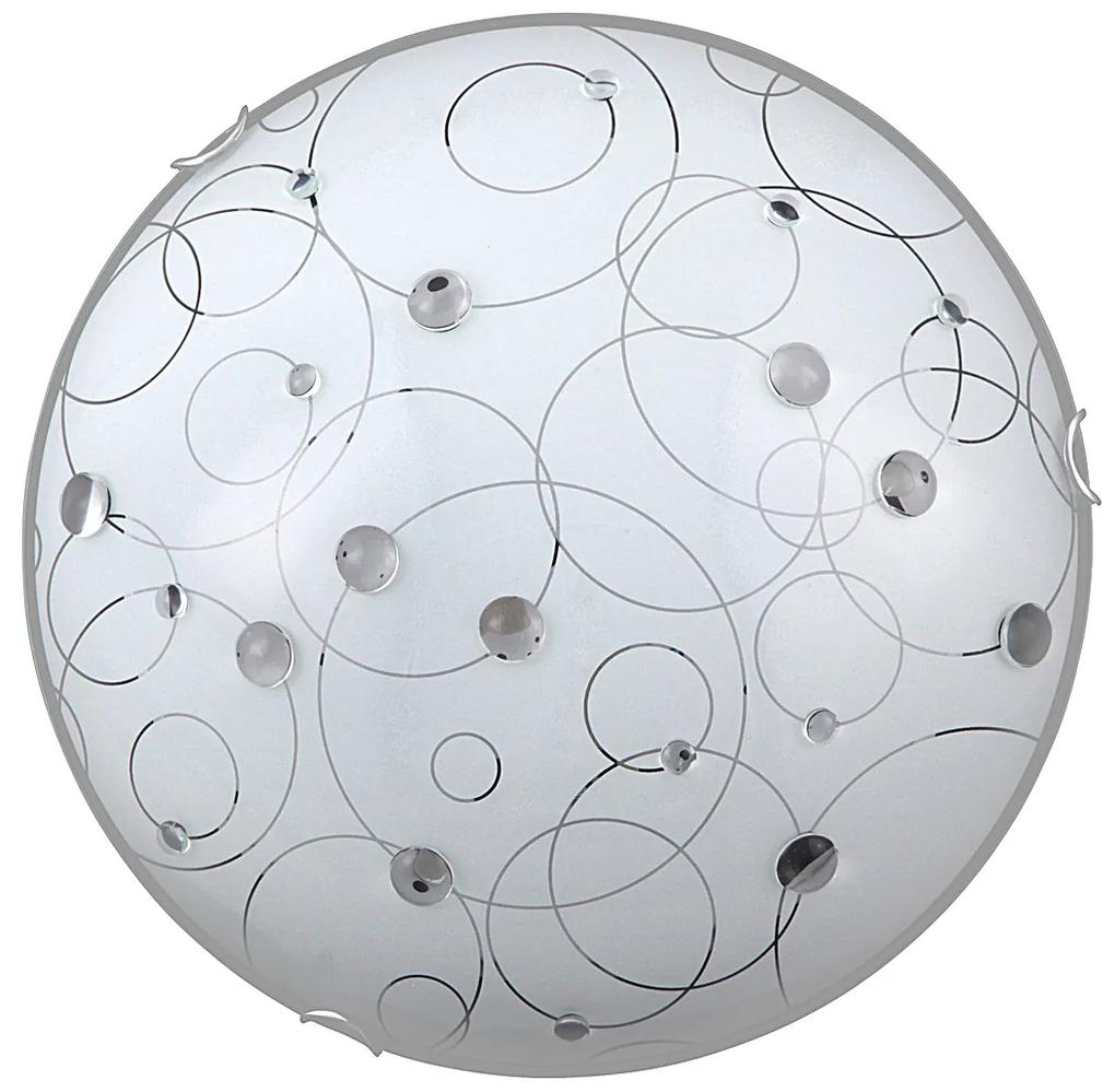 RABALUX Stropné / nástenné svetlo JOLLY, 2xE27, 60W, 40cm, okrúhle