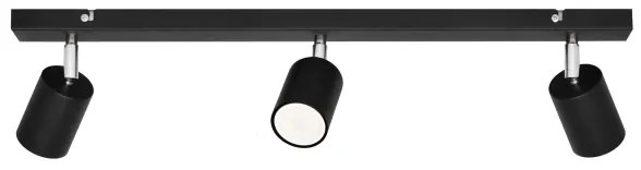 LED Bodové svietidlo TUNE 3xGU10/4,8W/230V čierna