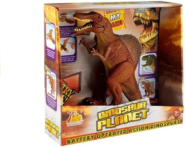LEAN Toys Veľký batériový dinosaurus Tyranosaurus revú