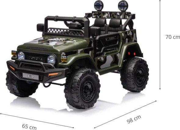 Elektrické autíčko Toyota FJ Cruiser army