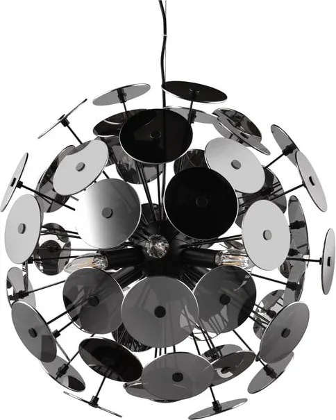 Matne čierne závesné svietidlo Discalgo – Trio