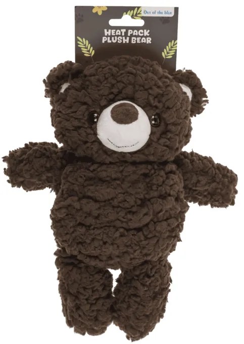 Nahrievací plyšový medvedík s turmalínovými guľôčkami