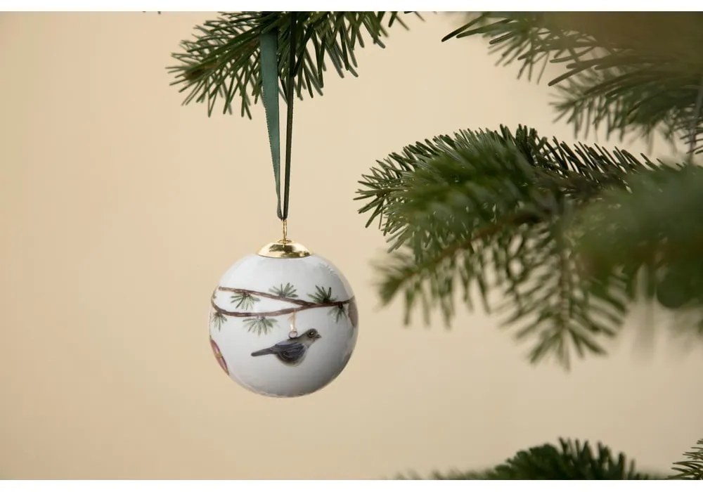 Porcelánová závesná vianočná ozdoba Kähler Design Hammershøi