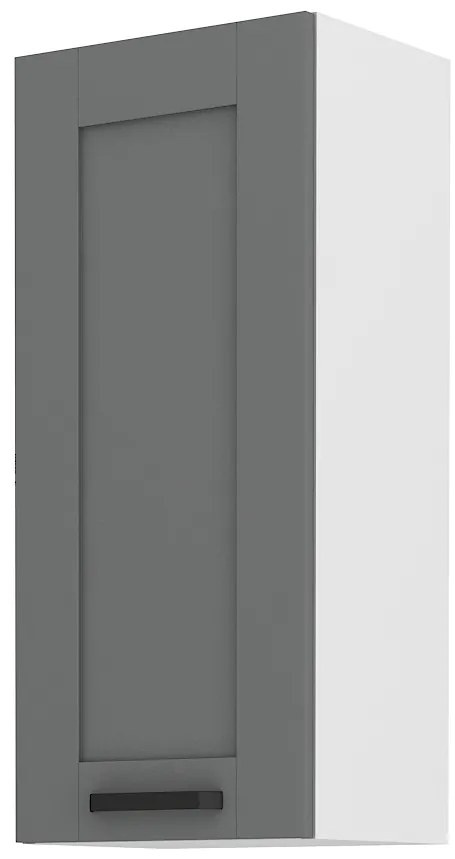 Horná kuchynská skrinka Lucid 40 G 90 1F (dustgrey + biela). Akcia -6%. Vlastná spoľahlivá doprava až k Vám domov. 1045557