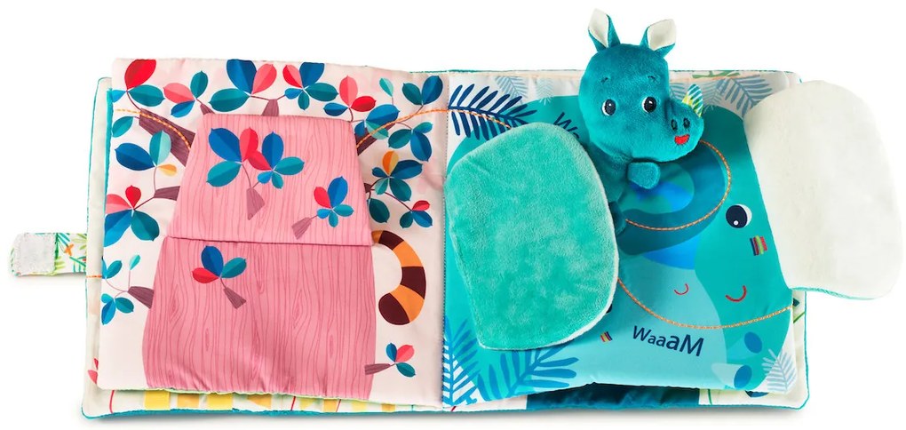 Lilliputiens - nosorožec Marius hľadá tatka - textilná knižka