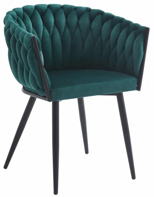 Kreslo ORION - zamatovo zelené