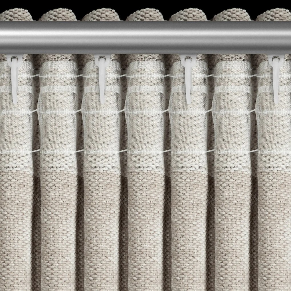 ZATEMŇOVACÍ ZÁVES NA PÁSKE NESKA 140X270 CM SVETLOBÉŽOVÁ