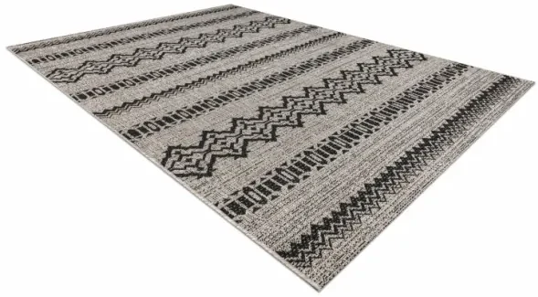 Koberec šnúrkový SIZAL FLOORLUX 20510 strieborný / čierny