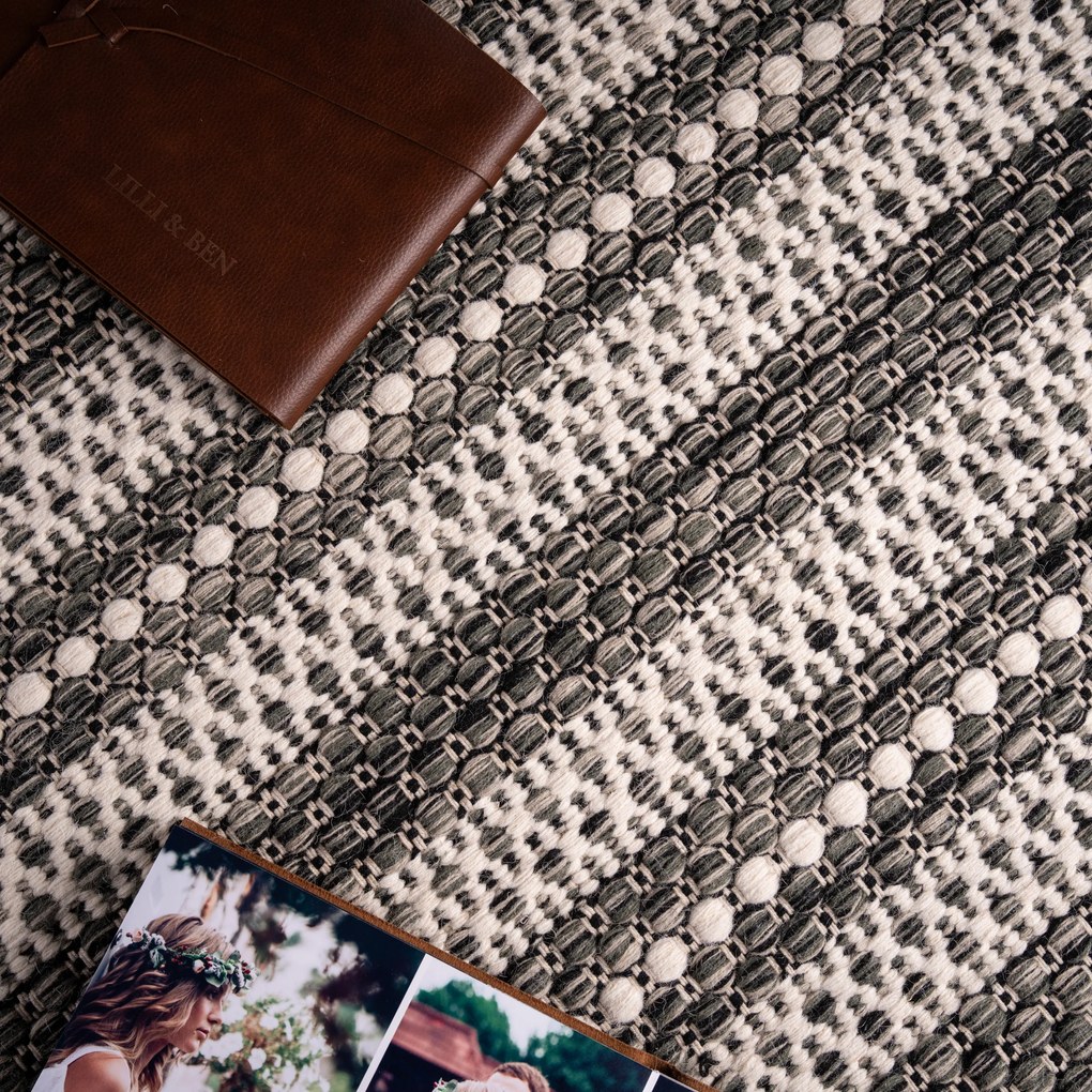 Ručne viazaný kusový koberec Jaipur 335 Grey, 140x200, šedá, obývacia izba, Obsession