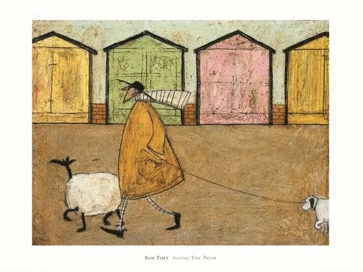 Umelecká tlač Sam Toft - Along the Prom, Sam Toft, (50 x 40 cm)