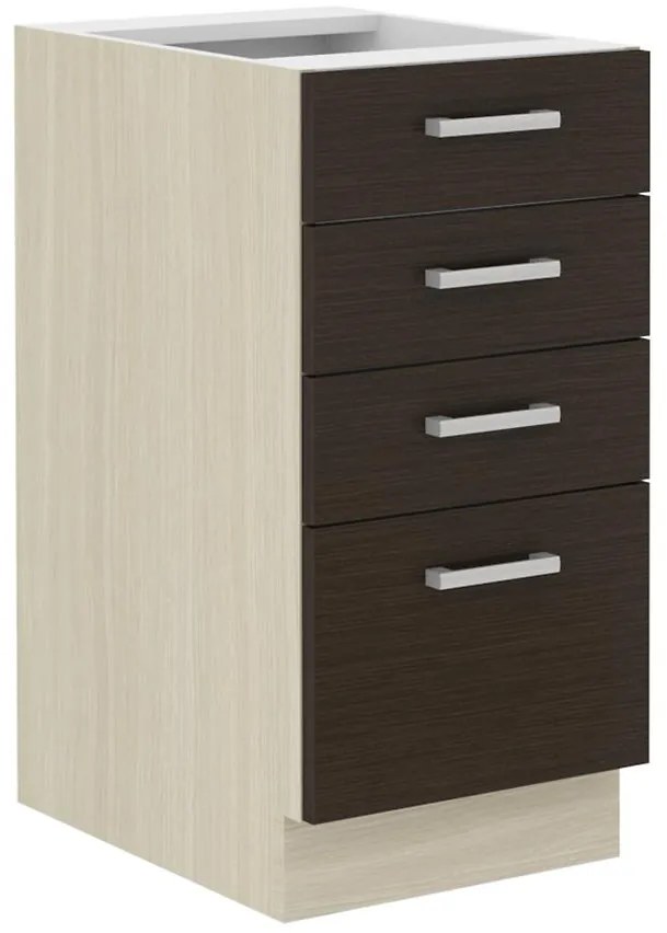 Skrinka do kuchyne Wiktoria chamonix/legno 40d 4s bb