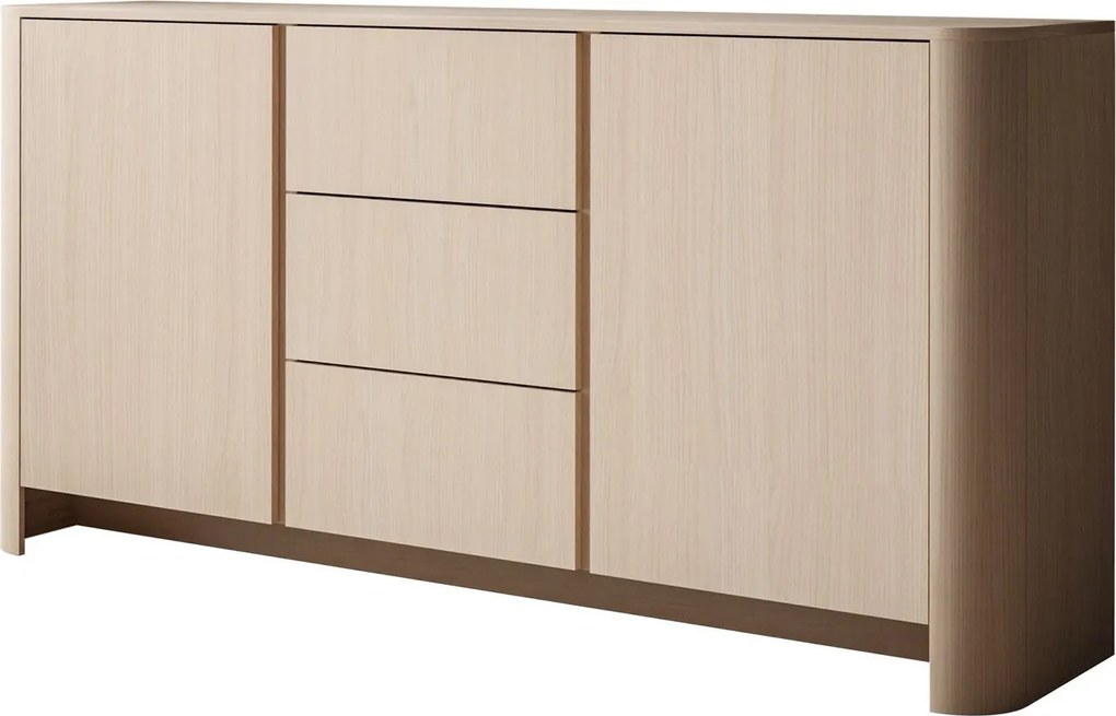Dizajnová komoda HARLEM Dub Vicenza 168 cm
