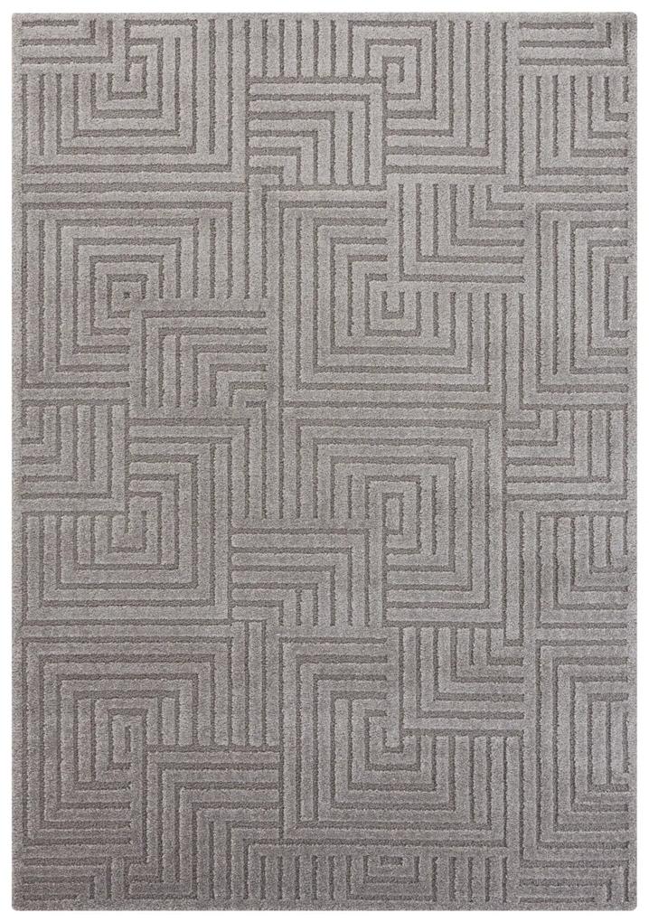 ELLE Decoration koberce AKCIA: 120x170 cm Kusový koberec New York 105092 Grey - 120x170 cm