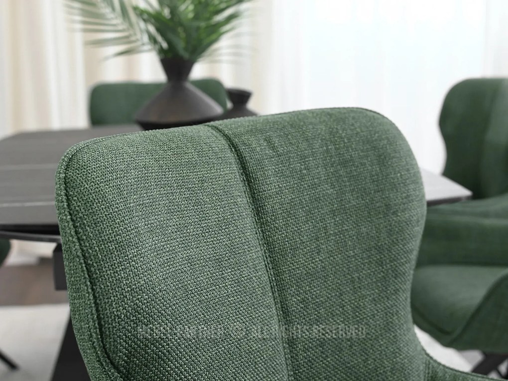 Stolička Marge (zelená + čierna). Akcia -22%. Vlastná spoľahlivá doprava až k Vám domov. 1111158