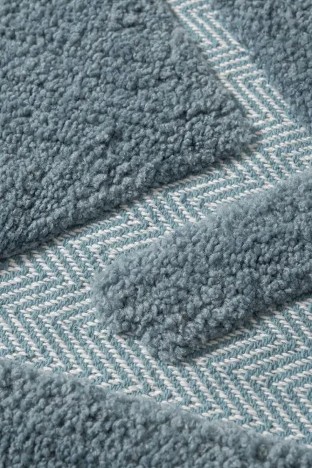 Kúpeľňový koberček modrý