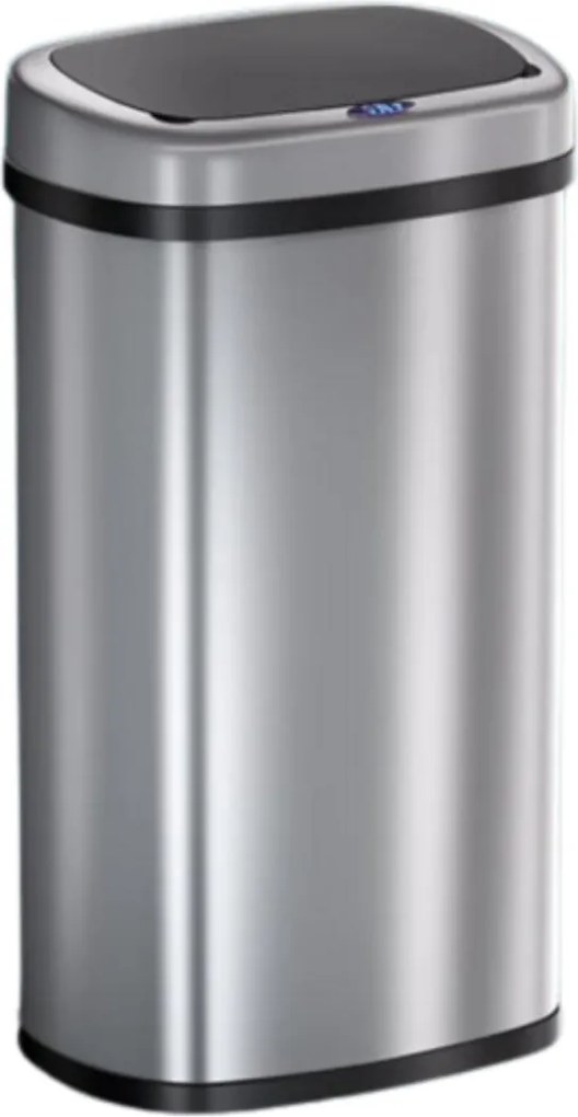 Senzorový odpadkový kôš DEUS, 58 litrov, strieborná Jurhan