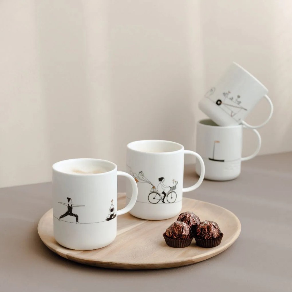 räder Porcelánový hrnček Yoga 300 ml